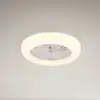 LED-Ventilator Mora, DC, leise, Ø 45 cm, CCT, Fernbedienung