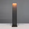 LED-Wegelampe Ravi, anthrazit, Höhe 100 cm, Metall, IP65