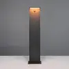 LED-Wegelampe Ravi, anthrazit, Höhe 100 cm, Sensor, IP54