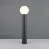 Wegelampe Mures, anthrazit, Höhe 80 cm, Metall, Sensor