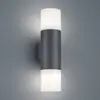 Außenwandlampe Hoosic zweiflammig, anthrazit