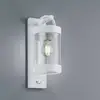 Außenwandlampe Sambesi, weiß, Sensor, Aluguss