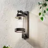 Außenwandlampe Sambesi, anthrazit, Sensor, Aluguss