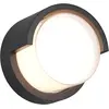 LED-Außenwandleuchte Puno, IP54, rund
