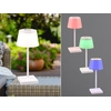 Outdoor LED Tischleuchte mit USB weiß