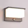 LED-Außenwandleuchte Nestos, Bewegungssensor, IP54