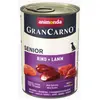 Animonda Gran Carno Senior Nassfutter Für Hunde Mit Rind Und Lamm 400g