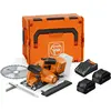Fein Kompakte Akku-Handkreissäge für Metall F-IRON Cut 57 AS Set 2 x 8...
