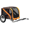Blue Bird Fahrradanhänger Dog Mini 12" für Achsmontage braun/orange