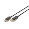 Digitus DisplayPort AOC Hybrid Glasfaserkabel Typ M/M 20m