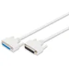 DIGITUS Datatransfer Verlängerungskabel, D-Sub25 St/Bu, 2.0m, Seriell/...