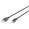 Digitus USB 2.0 Kabel, USB-A Stecker > mini USB Stecker