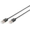 Digitus USB Anschlusskabel, Typ A St/St, 3.0m, USB 2.0 kompatibel, sw