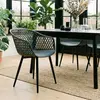 Idimex Gartenstühle MADEIRA im 4er Set, Schwarz - Schalenstühle im Ret...