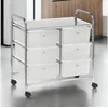IDIMEX Beistellwagen GINA, Badrollwagen 6 Schubladen und Ablage Kosmet...