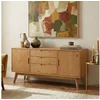 IDIMEX Sideboard TIVOLI, Wohnzimmer Kommode aus Massivholz mit Schubla...