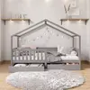 Idimex Hausbett ELEA aus massiver Kiefer, Kinderbett mit Rausfallschut...