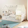 Idimex Hausbett NUNA aus massiver Kiefer, Montessori Bett in 90 x 200 ...
