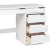 Idimex Schreibtisch HUGO aus massiver Kiefer in weiß, schöner Schülers...