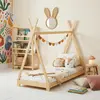 Idimex Tipi Bett ELIN aus massiver Kiefer in 90 x 190, Kinder Hausbett...