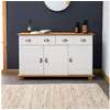 IDIMEX Kommode COLMAR, Sideboard Kommode Anrichte Kiefer massiv 3 Tür