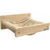 Kerbl Hängematte Timber für Katzen (Beige, graubraun, Taupe), Katzenba...