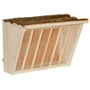 Kerbl Futterautomat Heuraufe XL Nature 28 cm x 20,5 cm x 22 cm 82895
