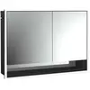 emco loft Lichtspiegelschrank mit Unterfach, 1000mm, 2 Türen, Unterput...