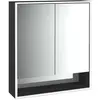emco loft Lichtspiegelschrank mit Unterfach, 600mm, Aufputzmodell, sch...