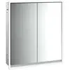 emco loft Lichtspiegelschrank, 600mm, Unterputzmodell, aluminium/weiß,...