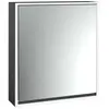 emco loft Lichtspiegelschrank, 600mm, Aufputzmodell, schwarz/spiegel, ...