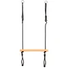 Small Foot Schaukelsitz Trapezschaukel mit Turnringen, Black Line
