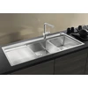 Eingebaute spüle 80cm automatischer edelstahl Blanco 521664