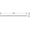 Geberit Lichtspiegelelement Option 120x65x35cm, Beleuchtung beidseitig