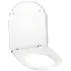 Geberit, WC Deckel, WC-Sitz MANGO mit Deckel, Scharniere verchromt wei...