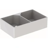 Keramag City Doppelspüle 900mm x 560mm x 250mm - Weiß - 350490000