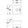 Villeroy & Boch 670302i4 U-Bau-SP Cisterna 50 445x445mm