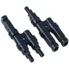 Revolt, Zubehör Stromerzeuger, 4er-Set Y-Stecker Adapter (Solarstecker...