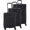 Travelite CHIOS 4w L/M/S Trolley Set Schwarz 080040-01