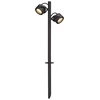 SLV SITRA 360 SL SPIKE, anthrazit, 2xGX53, max. 9W, IP44