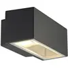 SLV BOX R7s Wandleuchte, eckig, anthrazit, R7s, max. 80W