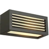 SLV BOX-L E27 Wandleuchte, eckig, anthrazit, E27, max. 18W