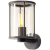SLV PHOTONIA Outdoor Wandleuchte, A60, IP55, anthrazit, Glas klar, 60W