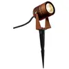 SLV LED SPIKE, LED Outdoor Erdspießleuchte, rostfarben, IP55, 3000K, 4...
