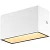 SLV 1005153 SITRA M, LED Outdoor Wandaufbauleuchte, weiss, CCT switch ...