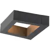 SLV 1005443 BOOKAT, Wandaufbauleuchte anthrazit 15W 3000/4000K IP65