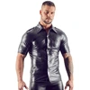 Shirt aus Lederimitat