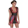 Kleid im 2-farbigen Mattlook