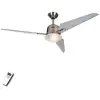 Deckenventilator ECO AVIATOS, Ø 132 cm, silber, DC, leise