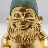 KARE Deko-Figur Zwerg Sitting, grün/goldfarben, Polyresin